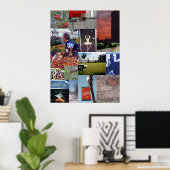 Roxbury, MA Foto-Collage Poster (Heimbüro)