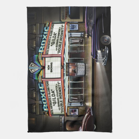 Roxie Bild-Show 2 Geschirrtuch (Vertikal)