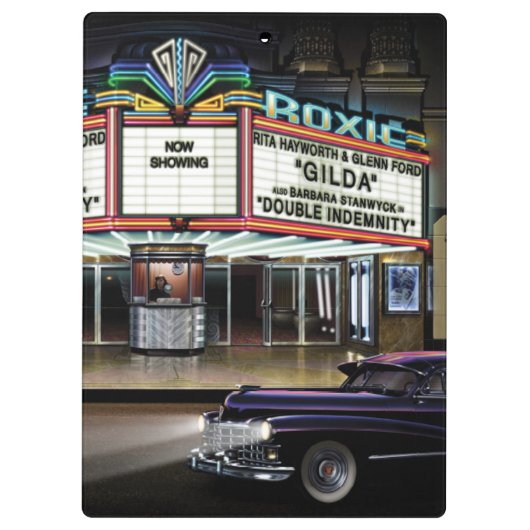 Roxie Bild-Show Klemmbrett (Rückseite)