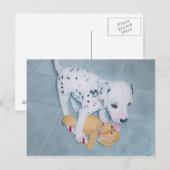 Roxie der Dalmatiner Pup Postkarte (Vorne/Hinten)