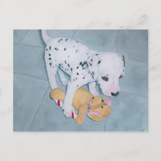 Roxie der Dalmatiner Pup Postkarte