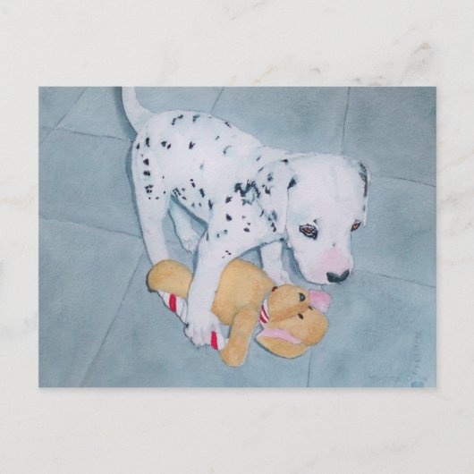 Roxie der Dalmatiner Pup Postkarte (Vorderseite)