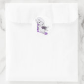 Roxy-Aufkleber Runder Aufkleber (Tasche)