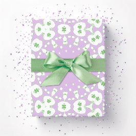 Roxy Jaguar Links in Lila und Grün Geschenkpapier