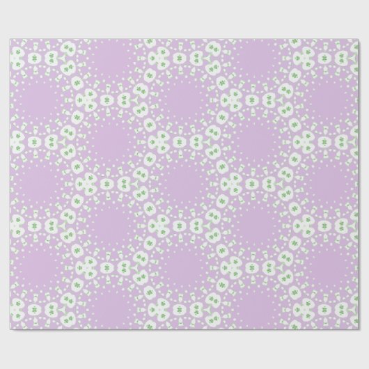 Roxy Jaguar Links in Lilac and Green Geschenkpapier (Flach)
