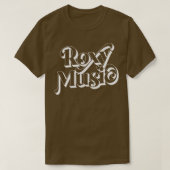 Roxy Music Retro Typografie Design1 T-Shirt (Design vorne)
