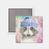 Roxy the Raccoon Magnet (Vorderseite/Rückseite)