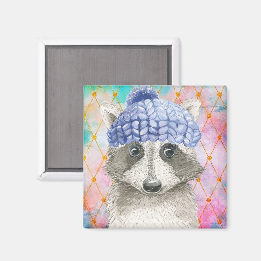 Roxy the Raccoon Magnet (Vorderseite/Rückseite)