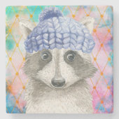 Roxy the Raccoon Steinuntersetzer (Vorderseite)