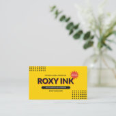 RoXY Visitenkarte (Stehend Vorderseite)