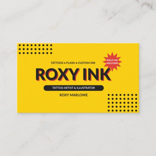 RoXY Visitenkarte (Vorderseite)