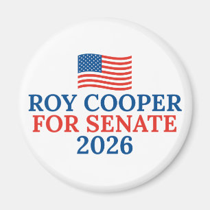 Roy Cooper für den Senat 2026 Wahl Magnet