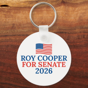 Roy Cooper für den Senat 2026 Wahl Schlüsselanhänger