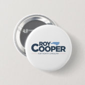Roy Cooper für Gouverneur von North Carolina Button (Vorne & Hinten)