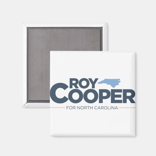 Roy Cooper für Gouverneur von North Carolina Magnet (Vorderseite/Rückseite)
