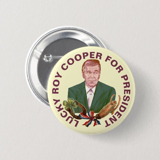 Roy Cooper für Präsident 2024 Button (Vorne & Hinten)