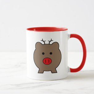 Roy das Weihnachtsschwein ~ Tasse