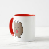 Roy das Weihnachtsschwein ~ Tasse (Vorderseite Links)