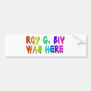 Roy G. Biv Graffiti Autoaufkleber