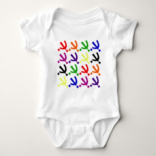 Roy G. Biv Logo Baby Strampler (Vorderseite)