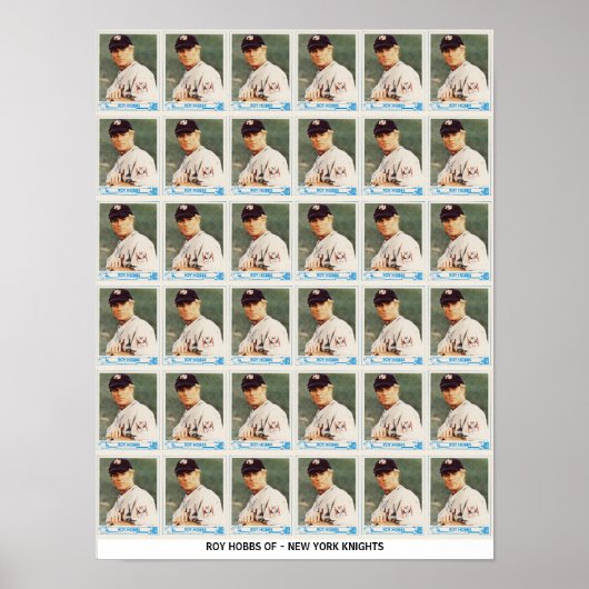 Roy Hobbs Uncut Karten Poster (Vorne)