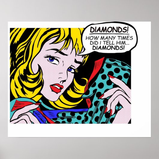 Roy Lichtenstein Comic Giro del Malcantone Poster (Vorne)