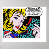 Roy Lichtenstein Comic Giro del Malcantone Poster (Vorne)