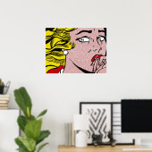 Roy LIchtenstein - Cry Girl Poster (Heimbüro)