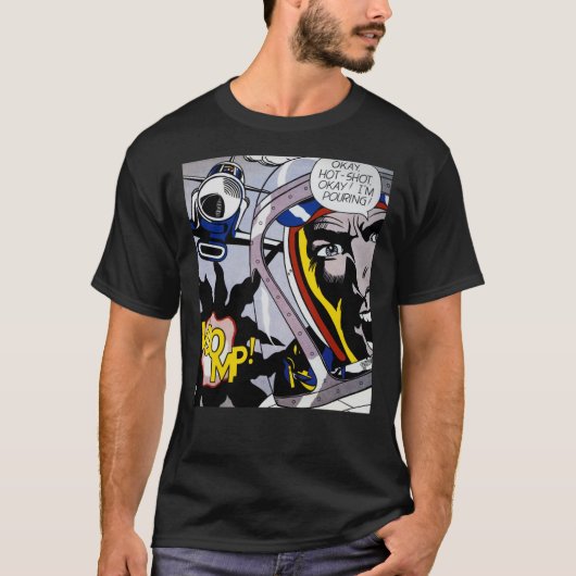 Roy Lichtenstein Okay Hot-Shot, Okay? Classic T- T-Shirt (Vorderseite)