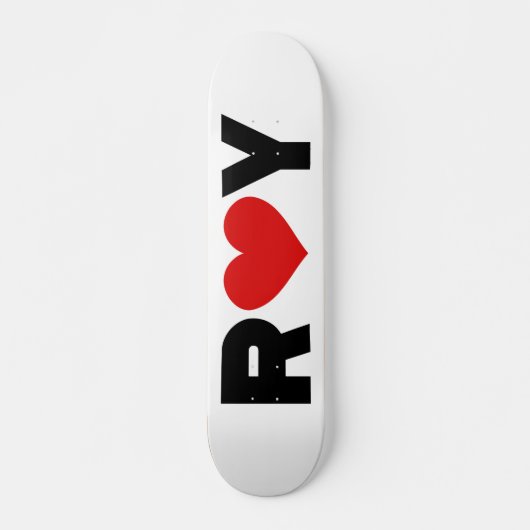 Roy Liebe Skateboard (Vorne)