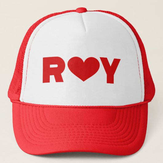 Roy Liebe Trucker Hat Truckerkappe (Vorderseite)