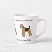 Roy Mocchi Bruno♥Latte Mug Airedale Terrier coffee Milchtasse (Rechts)