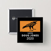 Roy Moore NeverMoore Doug Jones 2020 Button (Vorne & Hinten)