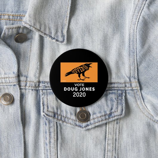 Roy Moore NeverMoore Doug Jones 2020 Button (Beispiel)