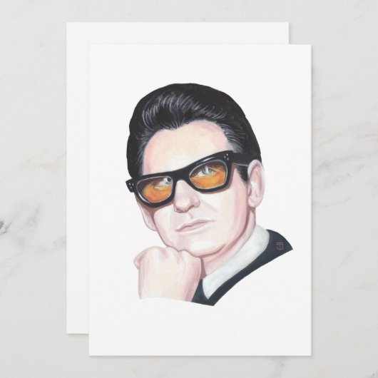 Roy Orbison Feiertagskarte (Vorne/Hinten)