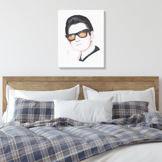 Roy Orbison Leinwanddruck (Insitu (Schlafzimmer))