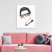 Roy Orbison Leinwanddruck (Insitu (Wohnzimmer))