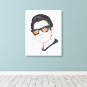 Roy Orbison Leinwanddruck (Insitu (Holzboden))
