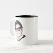 Roy Orbison Zweifarbige Tasse (Vorderseite Links)