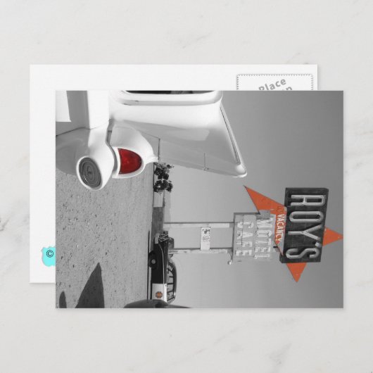 Roy’s Cafe Postkarte (Vorne/Hinten)