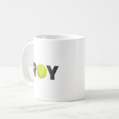 Roy Tennis Kaffeetasse (Vorderseite Links)