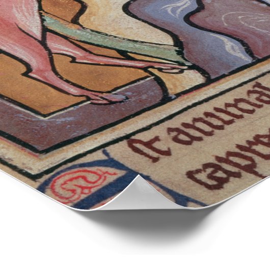 Roy Wild ziegen aus einem Bestiar Poster (Ecke)