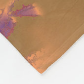 Royal Abstrakt Star Personalisiert Fleece Blanket (Ecke)