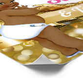 Royal African Gender Reveal Süßigkeiten & Leckerei Poster (Ecke)