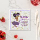 Royal African Lila Princess Elegante Marble Serviette (Beispiel)