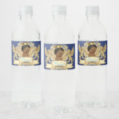 Royal African Prince Baby Water Bottle Labels Wasserflaschenetikett (Flaschen)