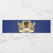 Royal African Prince Baby Water Bottle Labels Wasserflaschenetikett (Einzelnes Label)