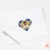 Royal African Prince Extravagant Heart Stickers (Umschlag)