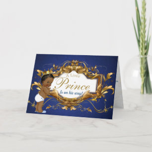 Royal African Prince Gratulation Card Karte