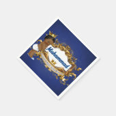 Royal African Prince Royal Baby Dusche | Geburtsta Serviette (Ecke)